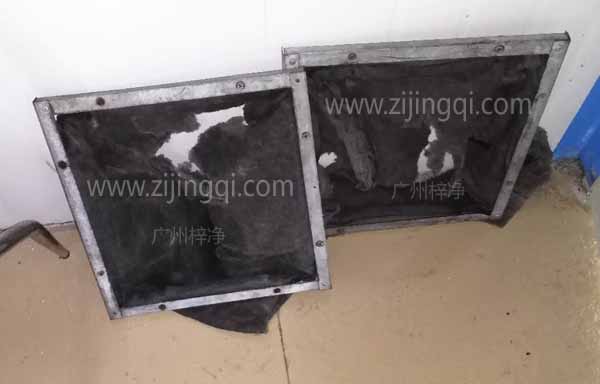 过滤器长期不更换滤料被吹破